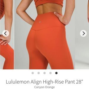 Lululemon align legging size 2 inseam 25
